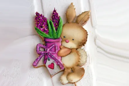 Lesson "Bunny with lavender"