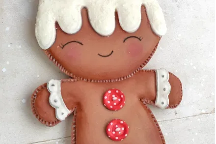 Lesson "Gingerbread Felt Girl"
